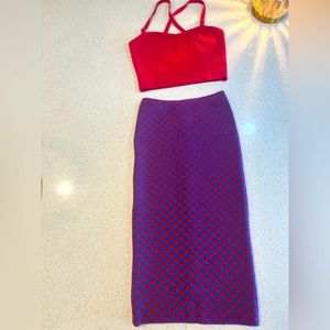 Pencil Skirt & Top | American Apparel